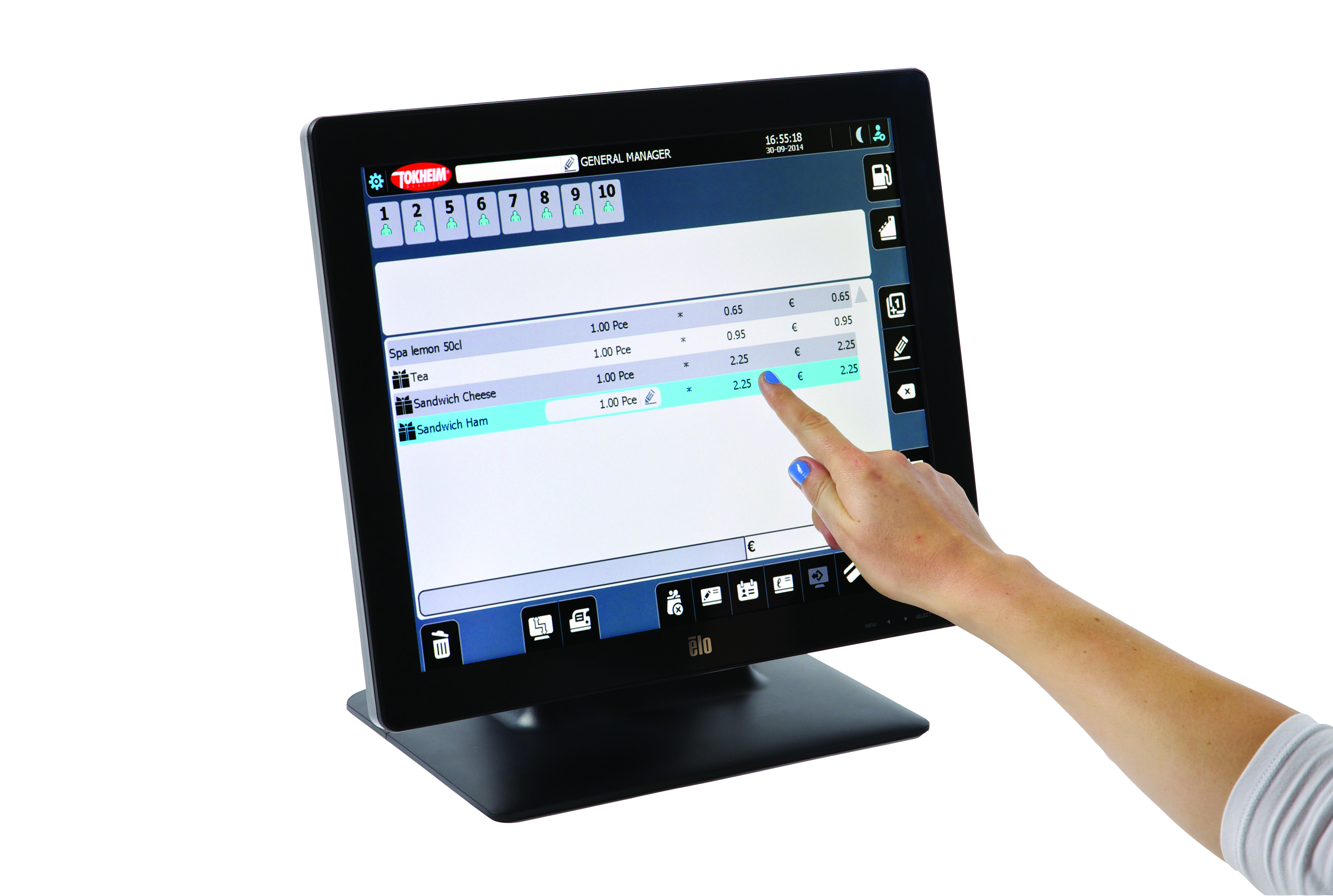 systems - Tokheim Fuel POS hand