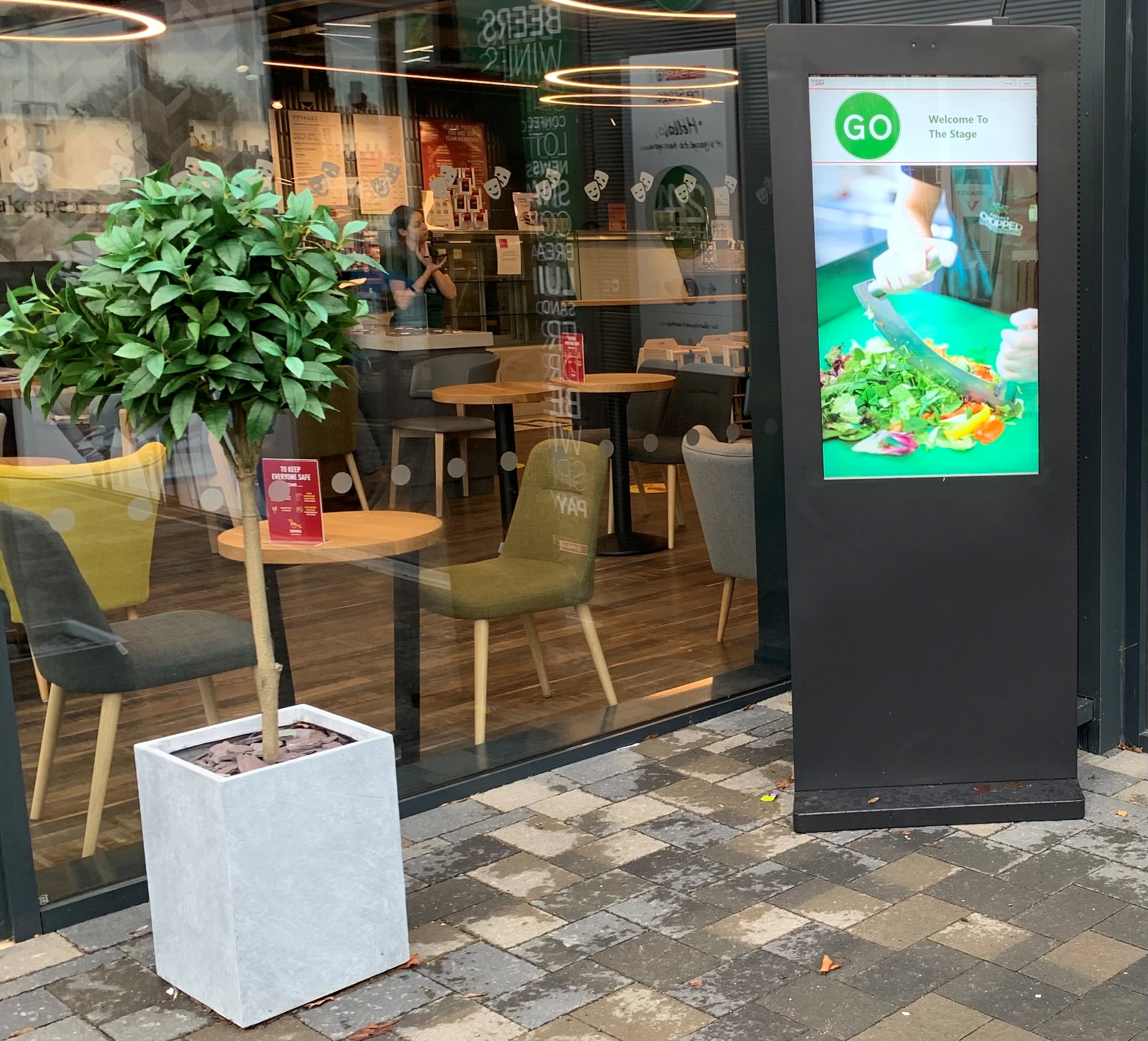 Forecourt media and display solutions