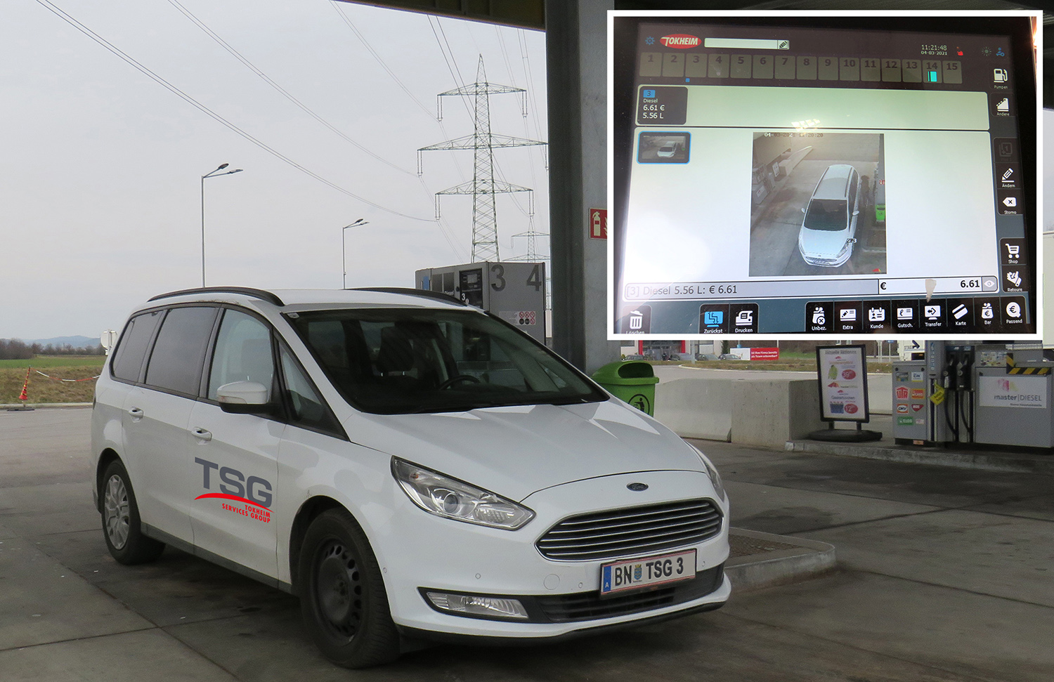 Kassensystem mit Videoüberwachung