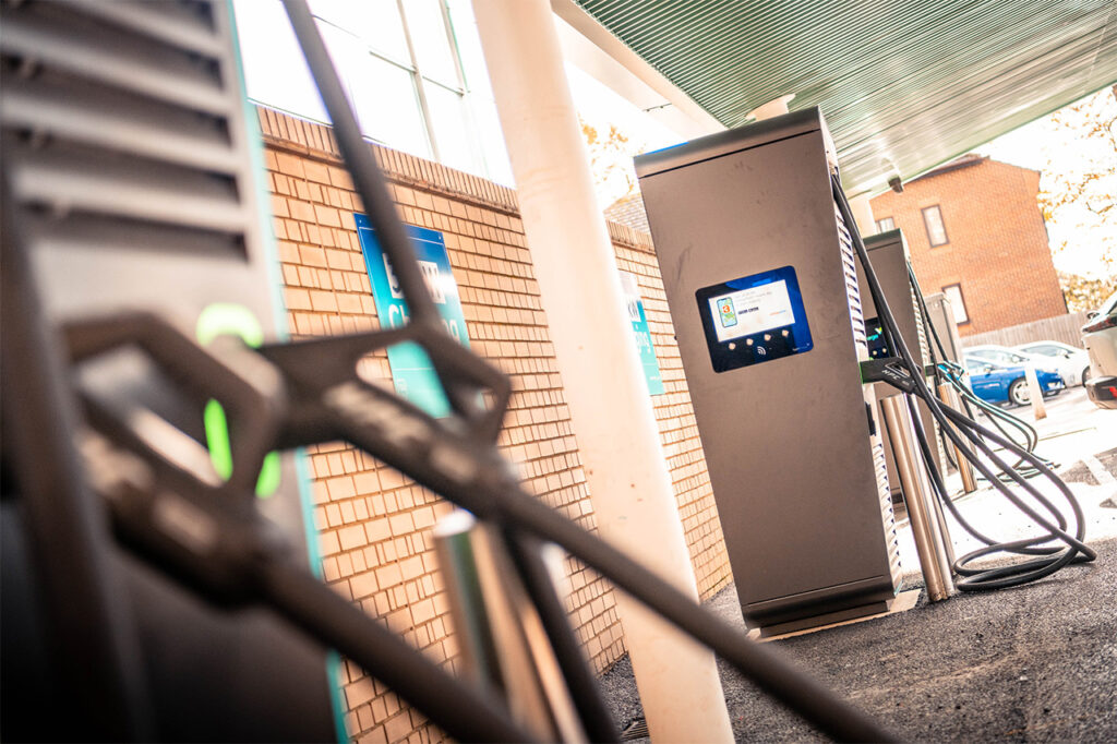 EV charging solutions - On the go - charging hub
