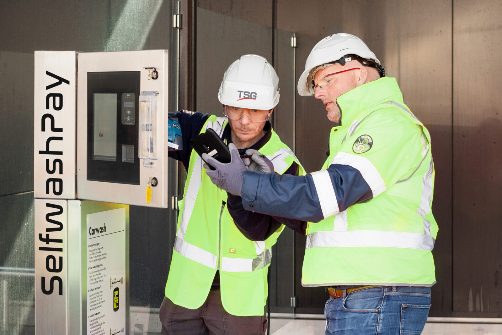 Centre de lavage pour véhicules - Maintenance