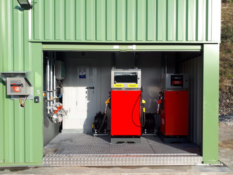 station carburant pour flottes de véhicules TSG