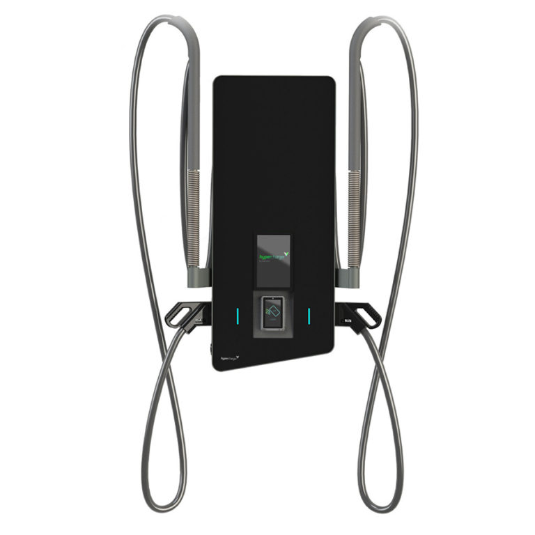 Alpitronic Hypercharger met twee laadpunten.