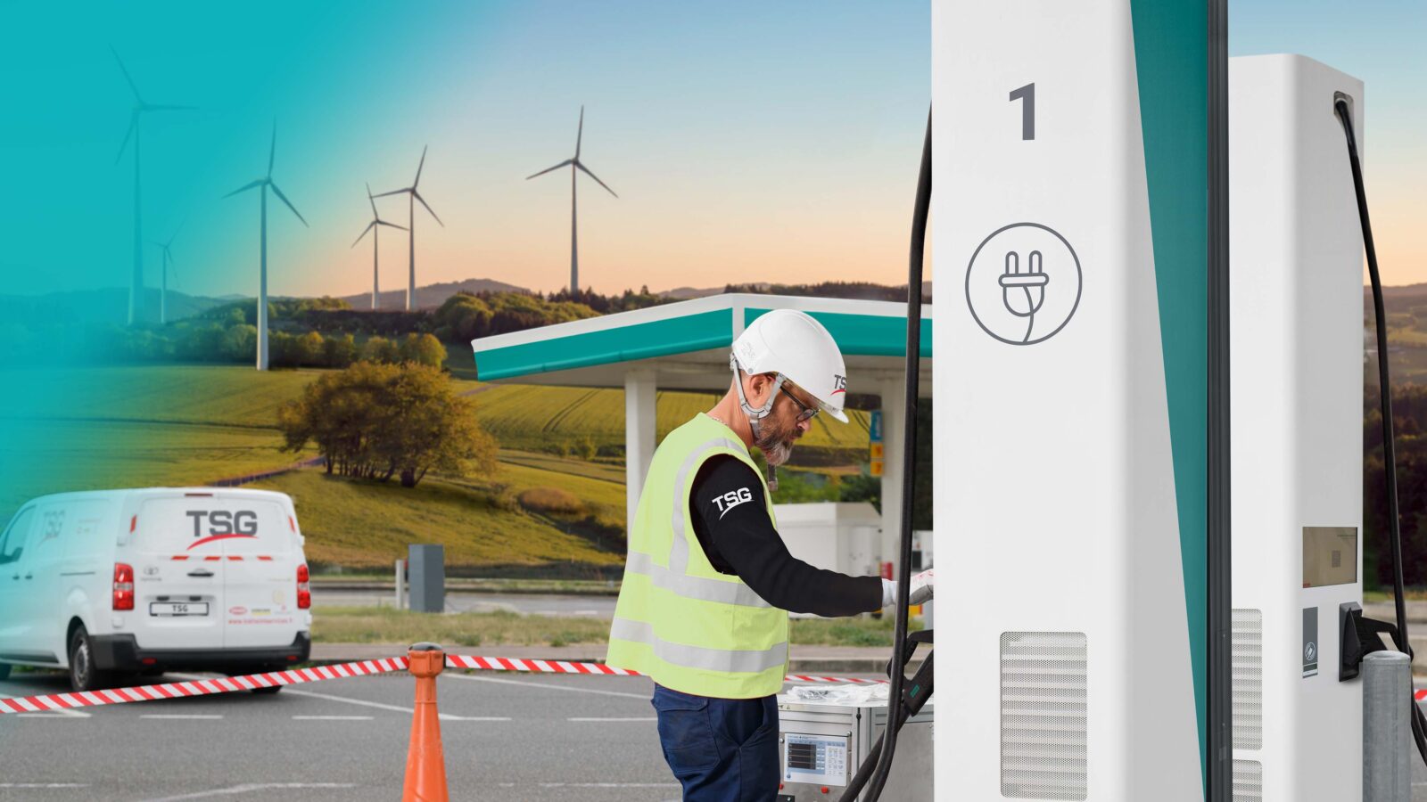 Lead image charge green shade