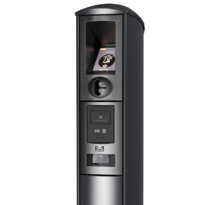 Crypto VGA van Tokheim als outdoor betaalterminal bij een tankstation.