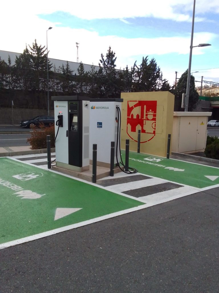 Puntos carga rápida para vehículos eléctricos en Ávila