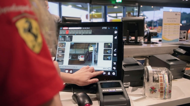 Fuel POS in de shop, een systeem van TSG Systems