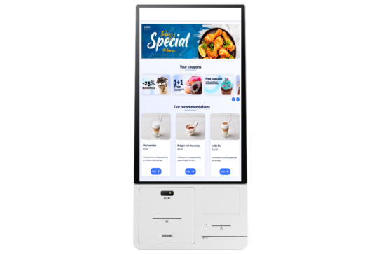 Order Kiosk, wandmontage