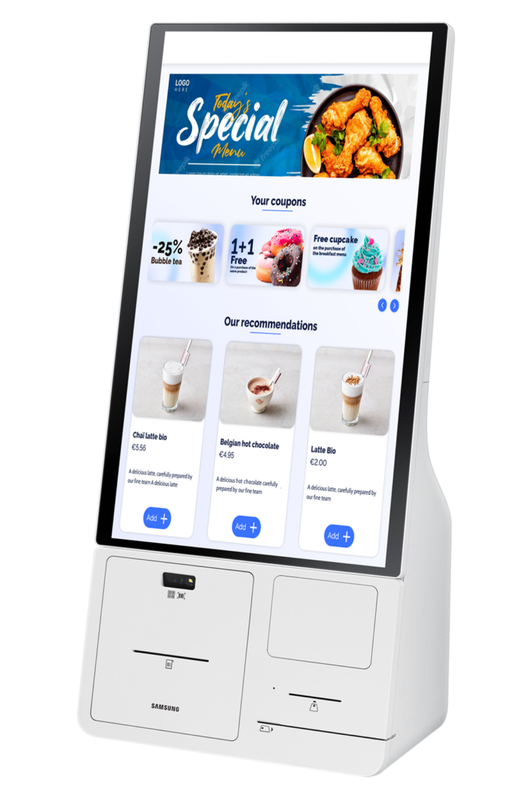 Order Kiosk without stand facing left
