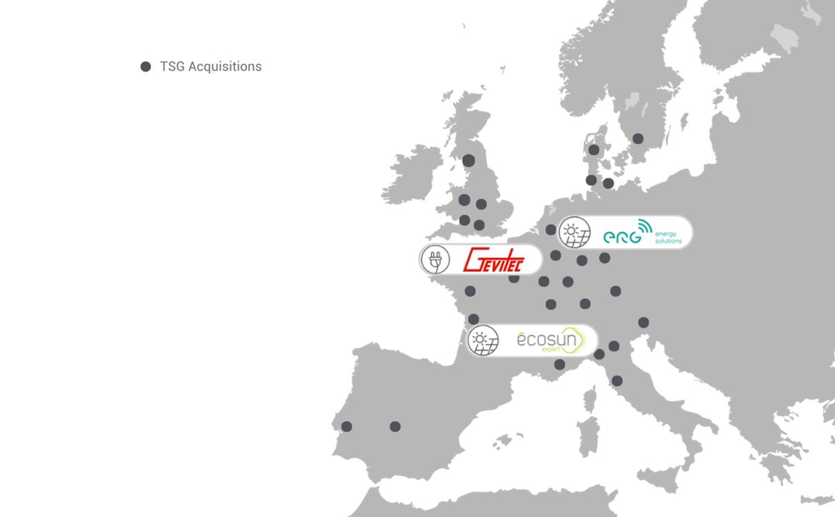 3 TSG Solar Charge acquisitions