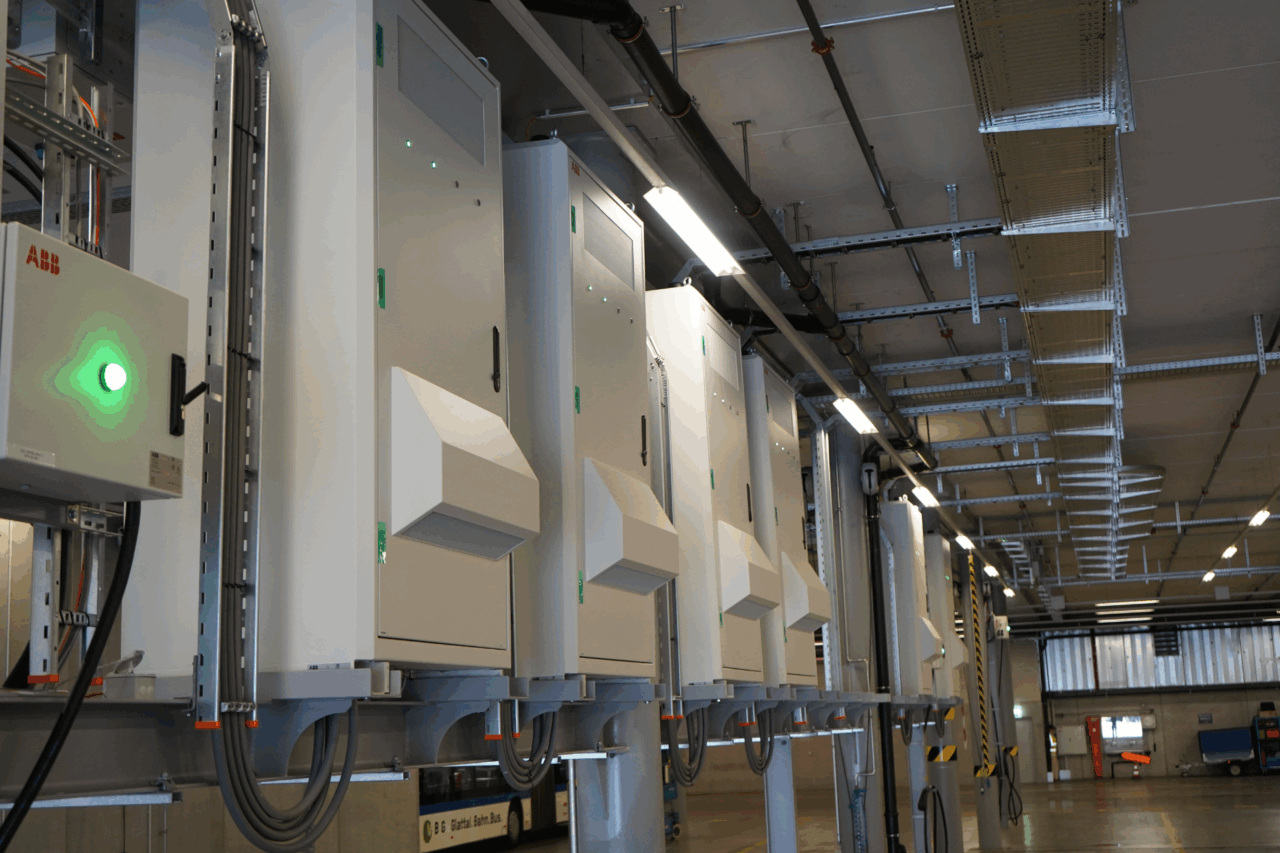 Chargeur pour Bus électrique installation TSG