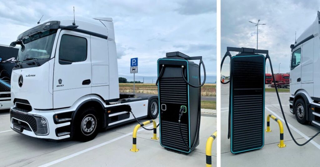 TSG Slovakia Installation Alpitronic Hypercharger for Mercedez Benz