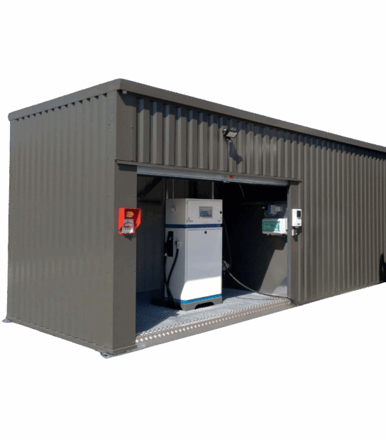 Eurobox BlocAlps : solution hors-sol de ravitaillement carburant, installation clé en main par TSG