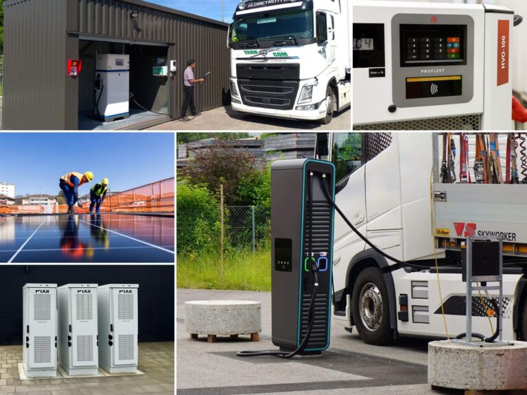 Solutions et installations TSG pour gestionnaires de flottes : infrastructures de recharge, maintenance et services