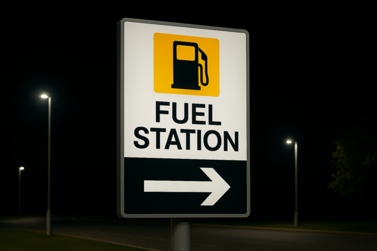 Fuel Station Sign