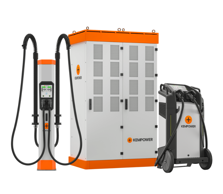 Kempower DC-Ladestationen mit modularen Schnellladesystemen für Unternehmen und Flotten von 40 kW bis 600 kW Ladeleistung