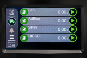 Fuellog Display - Swift user interaction