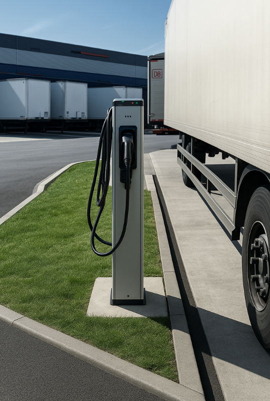 charging-station-Schenker-France-truck